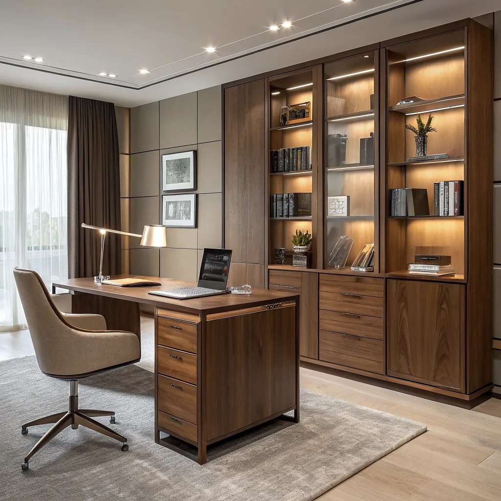 Modern Walnut Suite